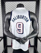 2024 USA national team white 9 Halliburton