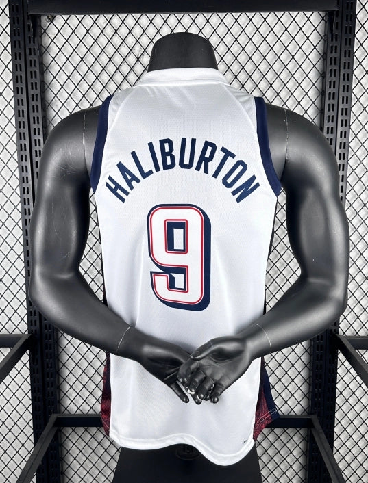 2024 USA national team white 9 Halliburton