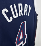 2024 USA national team  dark blue 4 Curry
